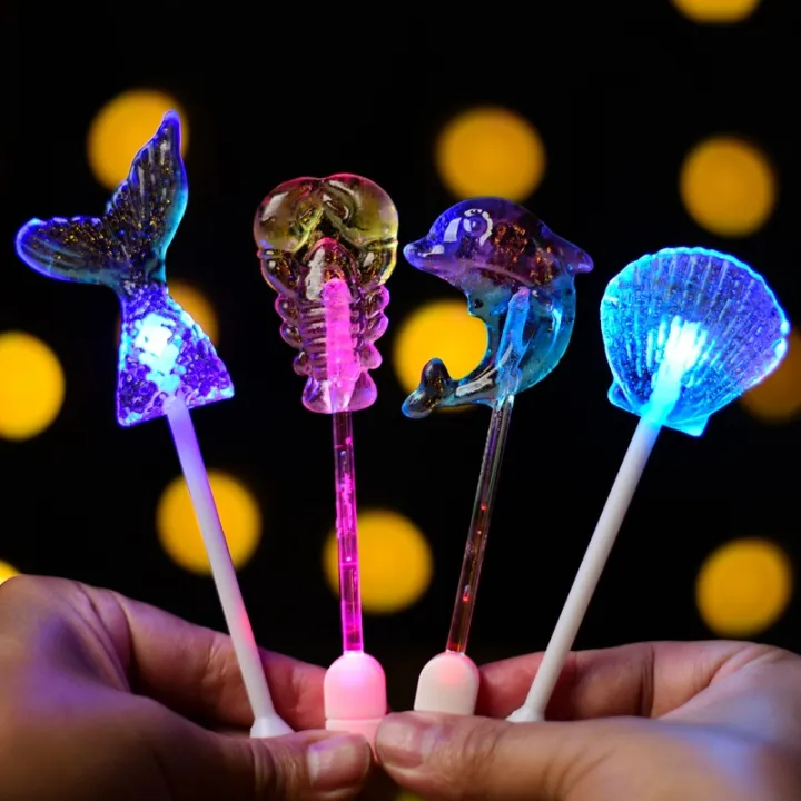 Tang%20Zizi%20Luminous%20Lollipop%20Wholesale%20Bar%20ktv%20Good-looking%20Internet-Famous%20Crystal%20Sugar%20Unicorn%20Fishtail%20Flash%20Sugar%20-%20Image%203