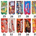 11 Style Mens Socks 3D Creative Foods Chips Printing Snack Happy Socks Men Funny Harajuku Casual Cotton Fashion Long Socks 2702 Outlier Aeuinv. 