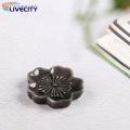 Cherry Blossom Design Chopstick Holder Japanese Sakura Ceramic Chopstick Rest Holder for Home Kitchen Restaurant Versatile Tableware Floral Design Utensil Rest.