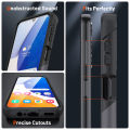 Anti-fall 2 in 1 Heavy Duty Armor Case For Samsung Galaxy A14 5G Phone Case Shockproof Soft Casing Hard Back Cover.