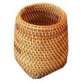 Delicate product Rattan Chopsticks Tube Shovel Spoons Bucket Dinner Knives Forks Tableware Storage Box Home Storage Baskets Organizer C.