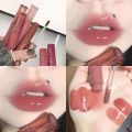 Waterproof Mirror Jelly Lip Glaze Water-light Lip Gloss Long Lasting Moisturising Glossy Red Tint Lips Makeup Cosmetics. 