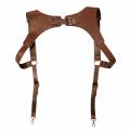 Vintage Leather Vest Straps Braces Suspender Men Harness Punk Chest Shoulder Belt Strap Apparel Accessories Strap Men's Belt.