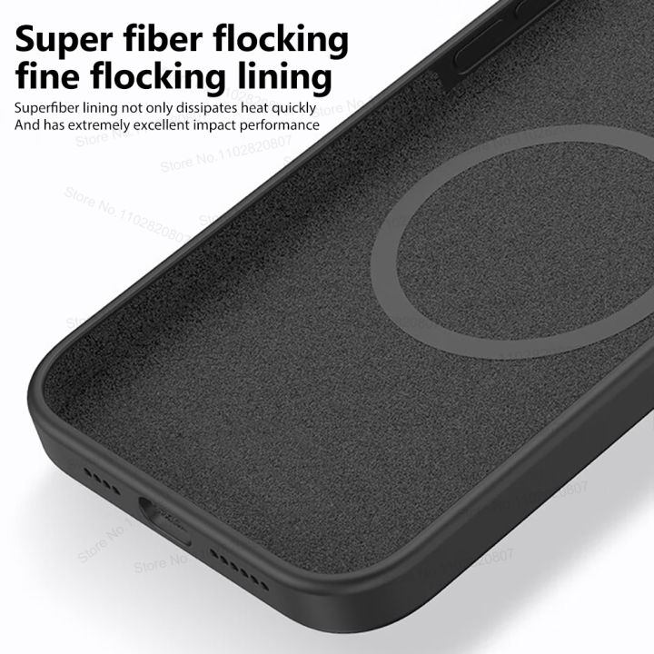 Liquid%20Silicone%20Magnetic%20Cases%20For%20iPhone%2015%2014%2011%2013%2012%20Pro%20Max%20Plus%20For%20Magsafe%20Case%20Wireless%20Charge%20Cover%20Phone%20Accessories%20-%20Image%202
