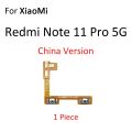 Switch Power ON OFF Button Flex Cable Parts Ribbon For XiaoMi Redmi Note 11 SE 11E 11S 11T Pro Plus Global Mute Silence Volume Key.
