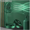 Rechargeable Foldable Telescopic Fan Low Noise Portable Folding Fan 3 stylesh.