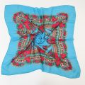 Russian Scarf Ethnic Pareo Slavic Headscarf Floral Ukrainian Women Hair Wrap Hijab 70cm Cashew Retro Muslim Bandana Kerchief.
