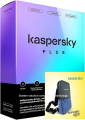 Kaspersky Plus 3-User-1-year-2 Password private Vaults  Advanced Internet Security Software with free Beg. 