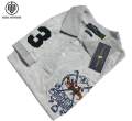 RL Men's Custom Triple Pony Embroidered Short-Sleeved Polo Shirt. 