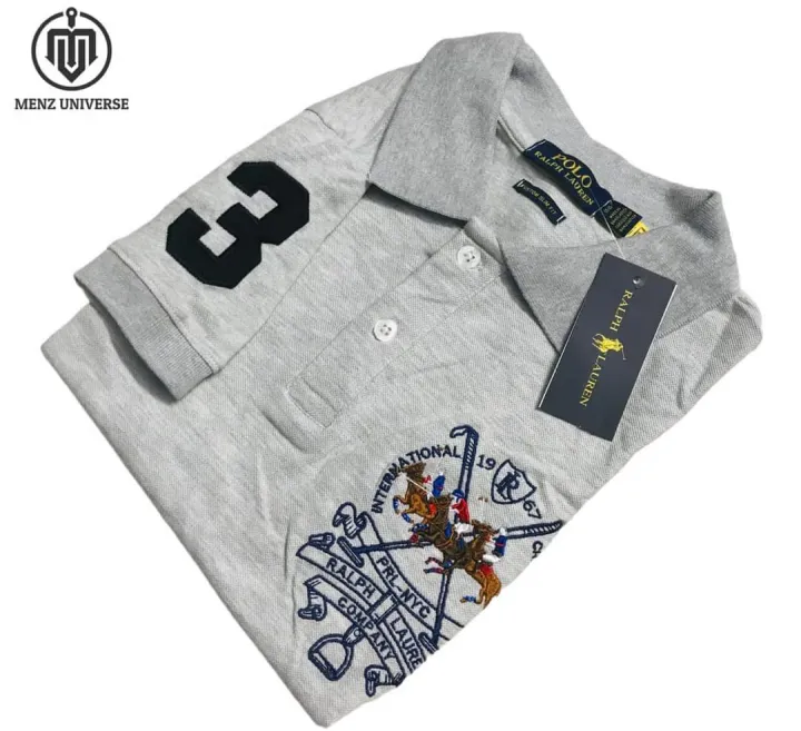 RL%20Men's%20Custom%20Triple%20Pony%20Embroidered%20Short-Sleeved%20Polo%20Shirt%20-%20Image%207