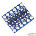 4 CHANNELS Logic Level Converter Four Channel 3.3V To 5V Bi-Directional IIC I2C Converter Module 4-Channel Logic Level Converter Module Electrical Circuitry & Parts.