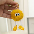 Imitation mink fur with shoes, elf keychain pendant, car interior ornament, Korean Internet celebrity plush ball, schoolbag, bag doll gift. 