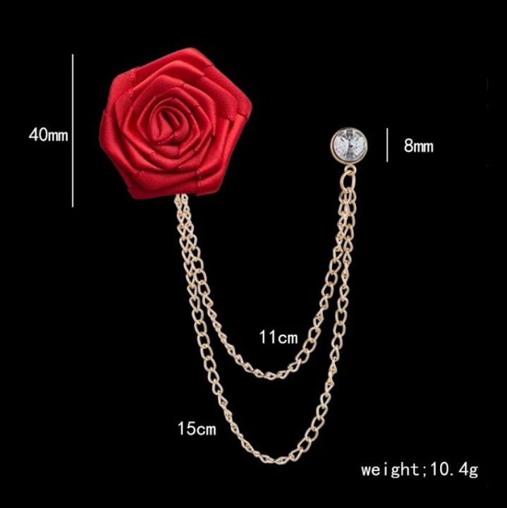 Luxury%20Cloth%20Tassel%20Chain%20Rose%20Brooch%20Lapel%20Pin%20For%20Men's%20Suit%20Accessories%20-%20Image%203