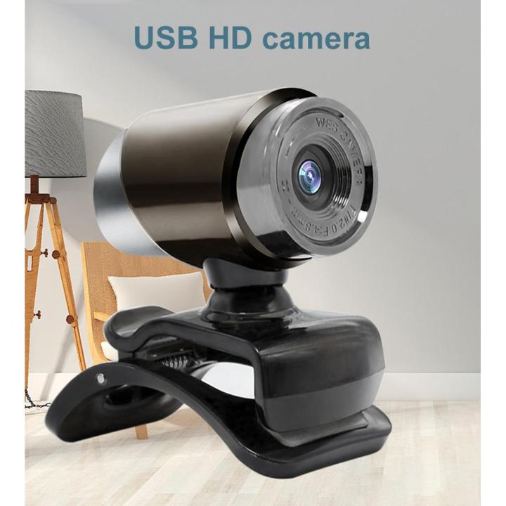 HD Webcam with Built-in Microphone USB Driver Free Computer Web Camera for  Windows 10 XP Work Home