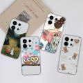 Phone Case For Xiaomi Redmi Note 13 4G Back Cover Cute Cat Shockproof Transparent Silicone Matte TPU For Redmi Note 13 Pro Funda. 
