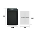 Black Plastic Slide Chest Pocket Clip ID Tag Name Identity Badge Holder Reel Working Permit Case Staff Employee Pass Work Card. 