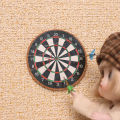 1Set 1:12 Dollhouse Miniature Darts Frisbee Sports Set Darts Board Toys Model MJD. 