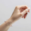 60 Pcs Expandable Bangle Bracelets Adjustable Wire Bracelets, Blank Bangles for DIY Jewelry Making.