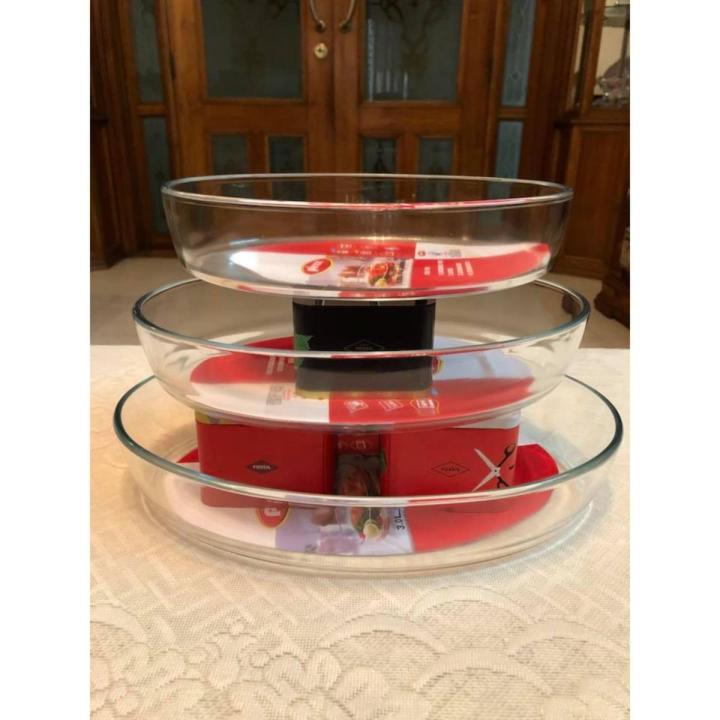 Oven Proof Glass Serving Dish Set - Transparent