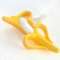 Baby Teether Toys BPA Banana Teething Ring Silicone Chew Dental Care Toothbrush Nursing Beads Gift For Infant. 