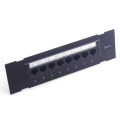 8 Port Patch Panel for Cat. 6 Versatile Data Center Plastic Wall Mount for Computer Home for Wiring Server Room Office Easy Install. 