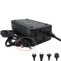 48V 54.6V 4A Lithium Battery Charger For 13S 48 Volt 48V4A Li ion 20AH 30AH Charger DC GX16 XLR XT60 Connector.