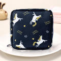 1 Pcs Multi Functional Travel Storage Bag Portable Sanitary Napkin Bag and Toiletry Cosmetic Organizer with Waterproof Layer. 