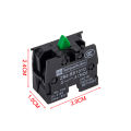 2pcs XB2 Push Button Switch ZB2-BE102C(NC) Contact Block ZB2-BE101C (NO) Encounter. 