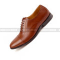Premium Leather Shoe Lace-Up Formal Oxford Dress Shoes With A Breathable Naturally Lining And Durable Non-Slip Rubber Sole (Socks Free).