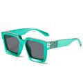 Luxury Brand Fashion Steampunk Sunglasses Women 21 Colors Square Anti-glare Driving Sun Glasses For Men zonnebril dames.