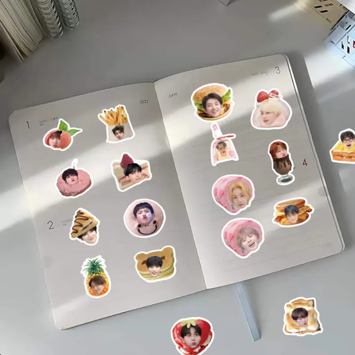 63%20Cartoon%20seventeen%20Food%20Avatar%20Sticker%20SVT%20Member%20DIY%20Phone%20case%20ipsd%20Waterproof%20Small%20Stickers%20-%20Image%204