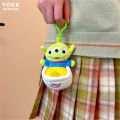 Cartoon Alien Plush Doll Pendant Cute Anime Soft Stuffed Plush Accessories For Keychain Backpack.