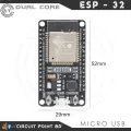 NodeMcu ESP32 ESP32S, 32 Bit, Dual Core, 240 MHz Development Board with Built-in WiFi & Bluetoot for IOT, Robotics or DIY Electronic Project. Alternative of Arduino.. 