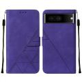 lthmy for Google Pixel 7 Pro case slim Embossed PU Leather Flip Stand Wallet Card Slots Cover.