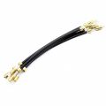 1x Cello Endpin Stopper Stop Holder Anchor Protector Non-Slip with Metal Eye & 5Pcs Violin Tail Gut Tail Cord Gut Cord Nylon with Brass Screw for 3/4 4/4 Fiddle Violin Black. 