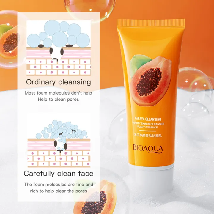 Bioaqua%20Papaya%20Moisturizing%20Face%20Wash%20-100G%20-%20Image%203