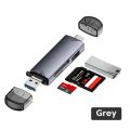 CASIFY CR03 USB 3.0 Type C SD TF Card Reader USB3.0 Type C Multifunctional Multi port Card Reader Flash Drive Adapter For PC mobile card reader card reader type c card reader all in one. 