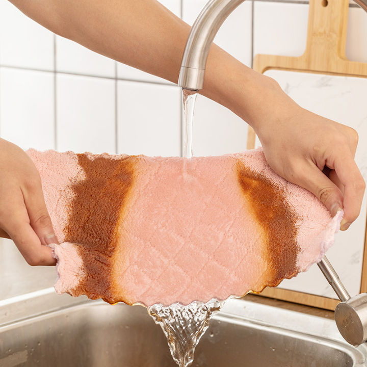 Two-color%20Absorbent%20Rag,%20Dish%20Towel,%20Dish%20Scouring%20Pad,%20Kitchen%20Non-stick%20Oil%20Dish%20Cloth,%20Moisturizing%20And%20Thickening%20-%20Image%203
