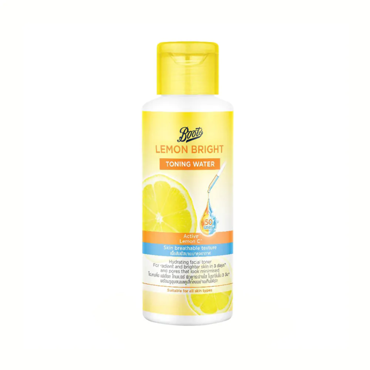 Boots Lemon Bright Toning Water 100ml