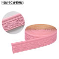 10M/Roll Waterproof Wall Border Adhesive Foam Tiles Sticker Peel and Stick Wallpaper Board for Home Decor Tile edge decoration.
