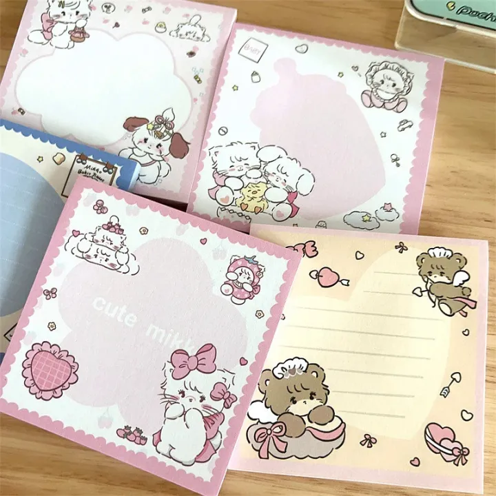 50%20Sheets%20Kawaii%20Cat%20Sticky%20Note%20Girl%20Planning%20Daily%20Memo%20Pad%20School%20Supplies%20Self-adhesive%20Message%20Notepad%20Stationery%20-%20Image%204