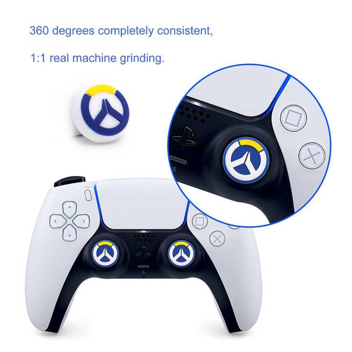 4pcs/1Set%20Soft%20Silicone%20Thumb%20Grip%20Stick%20Cap%20Cover%20For%20PS5%20XSX%20XSS%20Controller%20for%20Playstation%205%20Xbox%20Series%20X/S%20Joystick%20Cap%20Accessories%20-%20Image%205