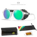 PSYCHWIG Vintage Shield Round Sunglasses Polarized Innovated Mirror Sun Glasses VZ VonZipper Brand Fishing Goggles. 