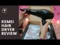 Kemey-KM-2376/2378 - 3000W ( 2 in 1 ) Powerful-Professional-Heavy-Duty-Hair-Dryer--- Black. 