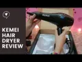 Kemey-KM-2376/2378 - 3000W ( 2 in 1 ) Powerful-Professional-Heavy-Duty-Hair-Dryer--- Black. 
