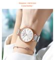 Curren 9081 Stainless Steel Analog Watch For Women.