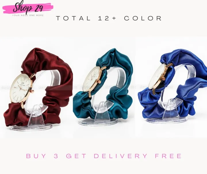 Ledis%20Women's%20Watch%20Fabric%20Strap%20Quartz%20Movement%20Fashionable%20Timepiece%20for%20Ladies%20-%20Image%202