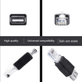 2 PCS Ethernet to USB Adapter RJ45 Ethernet Male to USB Female Converter 10Mb/100Mbs Network Connector for Laptops Computers.