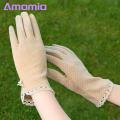 Women Gloves Elastic Summer Women Touch Screen Sunblock Gloves.