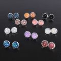 Quick sell 10 colors New Fashion Shiny Austrian Crystal Rhinestone Brincos Ear Studs Earrings for Women Girl Female.